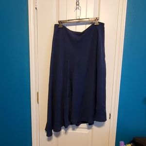 WHBM Navy Blue Skirt